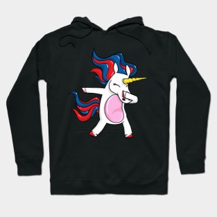 Dabbing 4th of july unicorn Hoodie